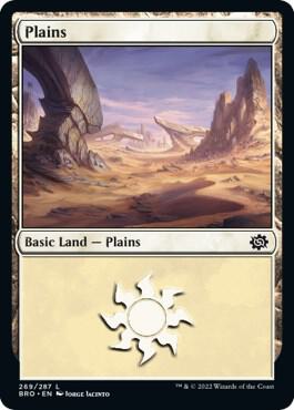 Plains 269 card from The Brothers' War