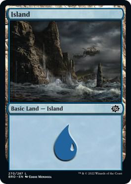 Island 270 card from The Brothers' War