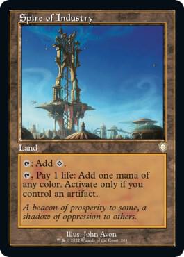 Spire of Industry (Retro Frame) 203 card from Commander: The Brothers' War