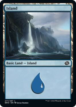 Island 271 card from The Brothers' War