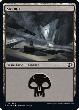 Swamp 273 card from The Brothers' War