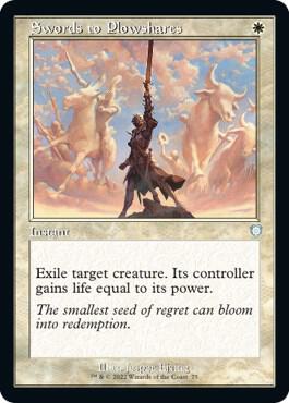 Swords to Plowshares (Retro Frame) 75 card from Commander: The Brothers' War