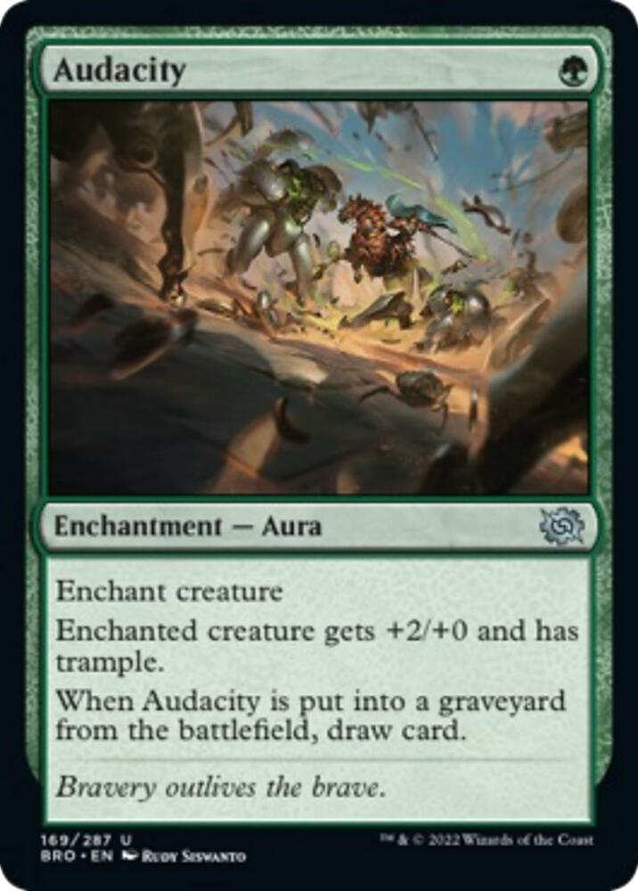 Audacity 169 card from The Brothers' War