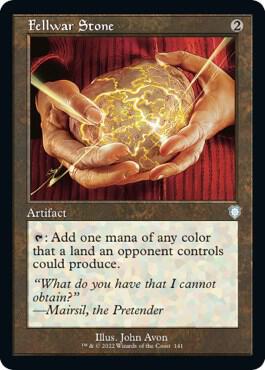 Fellwar Stone (Retro Frame) 141 card from Commander: The Brothers' War