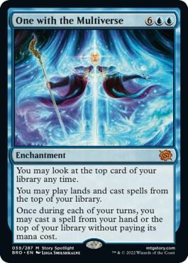 One with the Multiverse 59 card from The Brothers' War