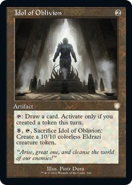 Idol of Oblivion (Retro Frame) 144 card from Commander: The Brothers' War