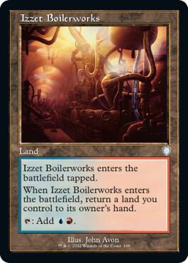 Izzet Boilerworks (Retro Frame) 188 card from Commander: The Brothers' War