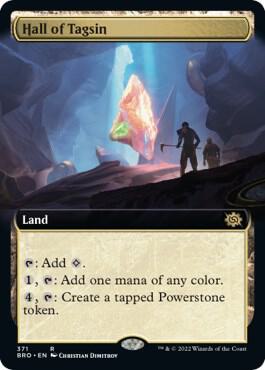 Hall of Tagsin (Extended Art) 371 card from The Brothers' War