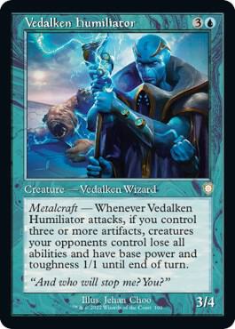 Vedalken Humiliator (Retro Frame) 100 card from Commander: The Brothers' War