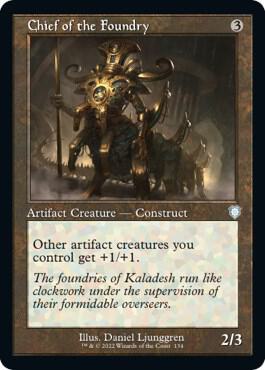 Chief of the Foundry (Retro Frame) 134 card from Commander: The Brothers' War