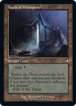 Vault of Whispers (Retro Frame) 211 card from Commander: The Brothers' War
