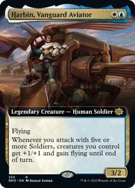 Harbin, Vanguard Aviator (Extended Art) 355 card from The Brothers' War