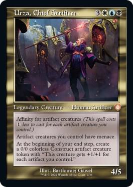 Urza, Chief Artificer (Retro Frame) 2 card from Commander: The Brothers' War