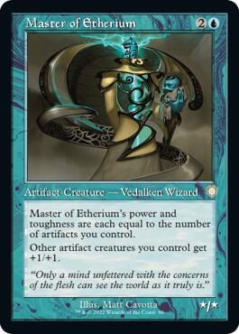 Master of Etherium (Retro Frame) 86 card from Commander: The Brothers' War