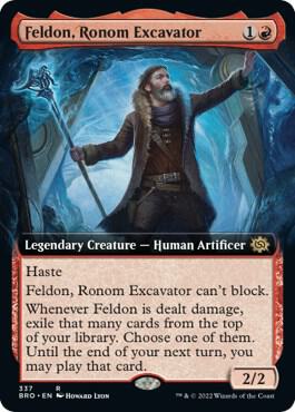 Feldon, Ronom Excavator (Extended Art) 337 card from The Brothers' War