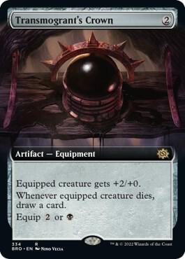 Transmogrant's Crown (Extended Art) 334 card from The Brothers' War