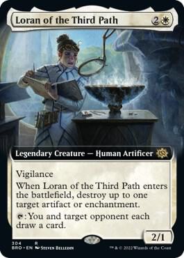 Loran of the Third Path (Extended Art) 304 card from The Brothers' War