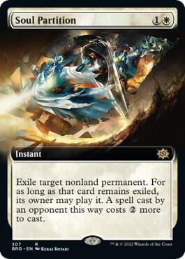 Soul Partition (Extended Art) 307 card from The Brothers' War
