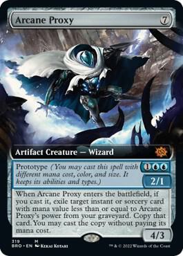 Arcane Proxy (Extended Art) 319 card from The Brothers' War