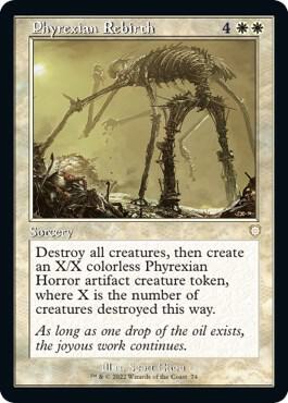Phyrexian Rebirth (Retro Frame) 74 card from Commander: The Brothers' War