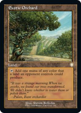 Exotic Orchard (Retro Frame) 185 card from Commander: The Brothers' War