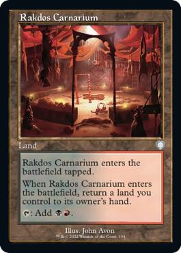 Rakdos Carnarium (Retro Frame) 194 card from Commander: The Brothers' War