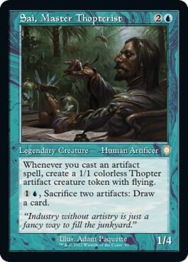 Sai, Master Thopterist (Retro Frame) 93 card from Commander: The Brothers' War