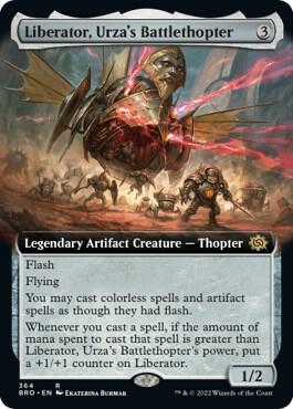 Liberator, Urza's Battlethopter (Extended Art) 364 card from The Brothers' War