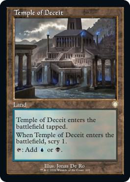 Temple of Deceit (Retro Frame) 205 card from Commander: The Brothers' War