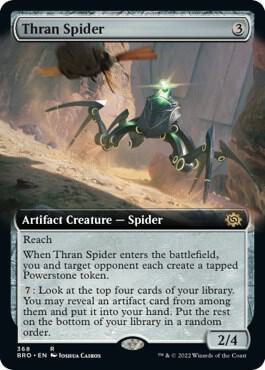 Thran Spider (Extended Art) 368 card from The Brothers' War