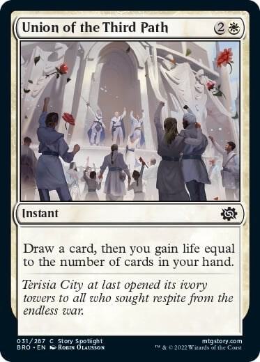 Union of the Third Path 31 card from The Brothers' War