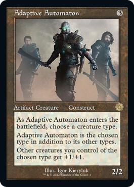 Adaptive Automaton 1 card from The Brothers' War: Retro Frame Artifacts
