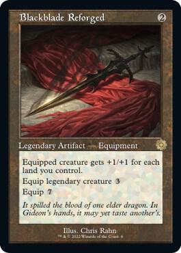 Blackblade Reforged 6 card from The Brothers' War: Retro Frame Artifacts