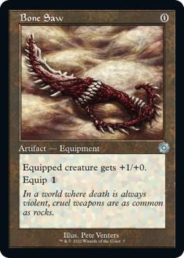 Bone Saw 7 card from The Brothers' War: Retro Frame Artifacts