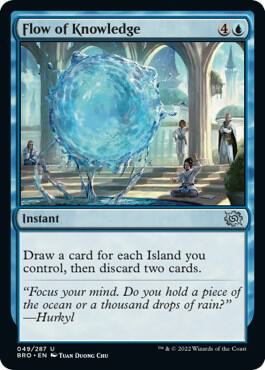 Flow of Knowledge 49 card from The Brothers' War