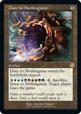 Door to Nothingness 14 card from The Brothers' War: Retro Frame Artifacts
