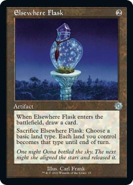 Elsewhere Flask 15 card from The Brothers' War: Retro Frame Artifacts