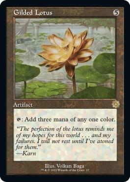 Gilded Lotus 17 card from The Brothers' War: Retro Frame Artifacts