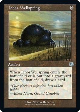 Ichor Wellspring 21 card from The Brothers' War: Retro Frame Artifacts