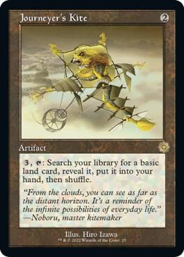 Journeyer's Kite 25 card from The Brothers' War: Retro Frame Artifacts