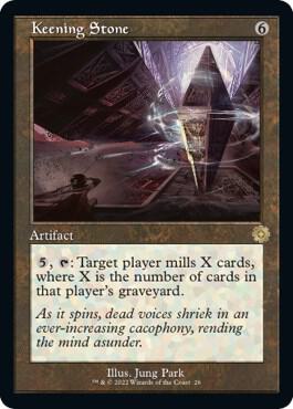 Keening Stone 26 card from The Brothers' War: Retro Frame Artifacts