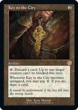 Key to the City 27 card from The Brothers' War: Retro Frame Artifacts