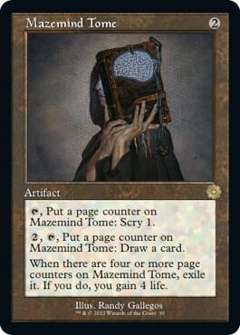 Mazemind Tome 30 card from The Brothers' War: Retro Frame Artifacts