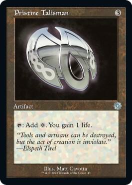 Pristine Talisman 43 card from The Brothers' War: Retro Frame Artifacts