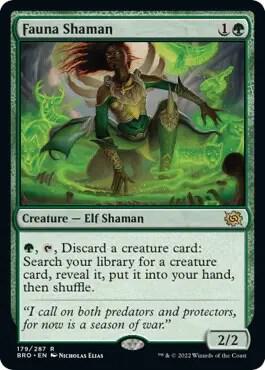 Fauna Shaman 179 card from The Brothers' War
