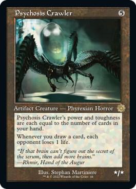 Psychosis Crawler 44 card from The Brothers' War: Retro Frame Artifacts