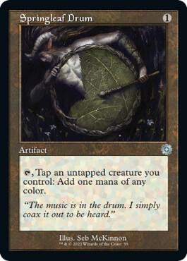 Springleaf Drum 55 card from The Brothers' War: Retro Frame Artifacts