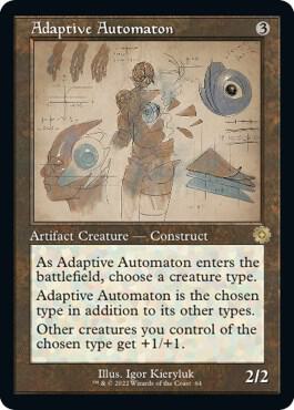 Adaptive Automaton (Schematic) 64 card from The Brothers' War: Retro Frame Artifacts