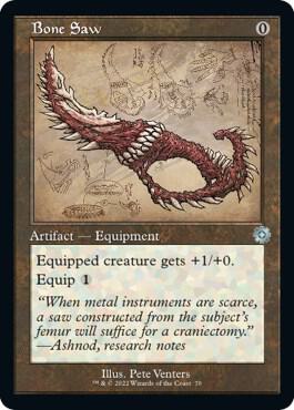 Bone Saw (Schematic) 70 card from The Brothers' War: Retro Frame Artifacts