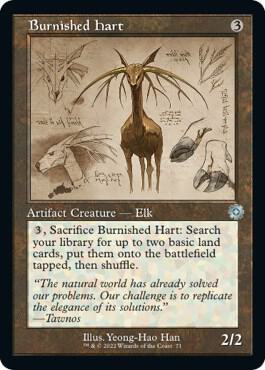 Burnished Hart (Schematic) 71 card from The Brothers' War: Retro Frame Artifacts